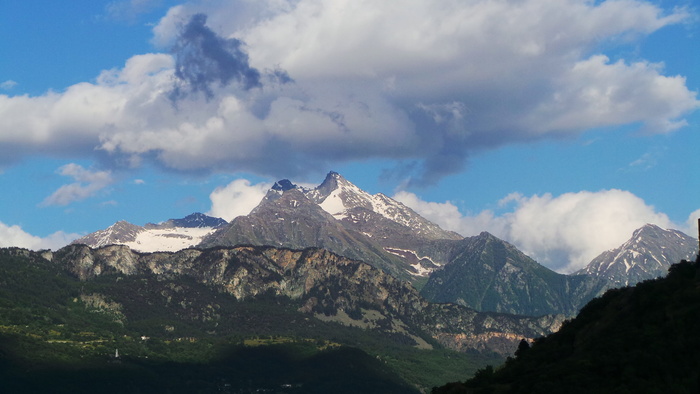 阿尔卑斯山, 山, 云, 冬天, 自然, 阿尔卑斯山, 山, 景观, 天空