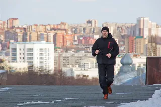 跑步者，户外，移动，活动，公园，红色，健康，慢跑