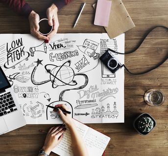 目的地，旅程，笔记本电脑，躺着，地图，地点，顶视图，旅行