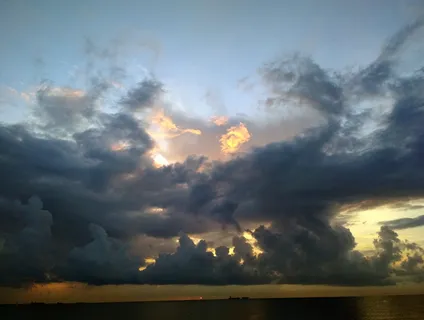 墨西哥，博卡·德尔·里奥，启示录，黎明，天空，天堂，日出，云天