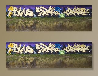 艺术、涂鸦、墙壁、豪斯旺、彩色、街头艺术、壁画、现代艺术