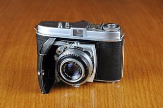 照相机，旧照相机，柯达，柯达视网膜，视网膜1b，照片，摄影设备，镜头