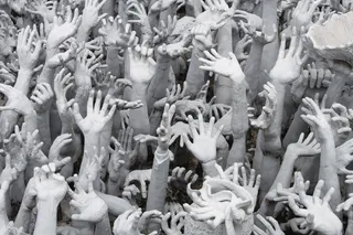 人，手雕像，灰度照片，手，帮助，迁移，大型动物群，全框架