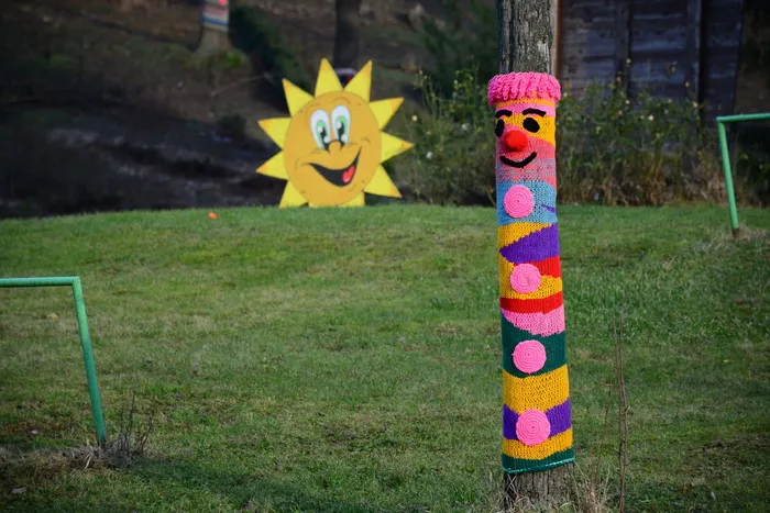 树，针织，波浪，颜色，装饰，纱线，颜色，装饰