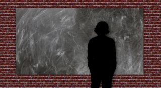 板, 男子, 移动, 人类, 背景, 墙, 石, 黑板