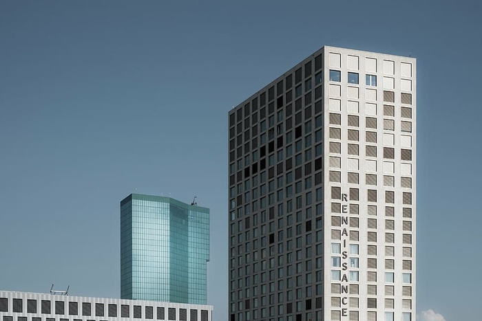 建筑，建筑物，市中心，玻璃，窗户，摩天大楼，现代，建筑结构
