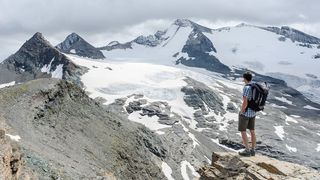 意大利，ceresole reale，sp50，山地，雪，休闲活动，一人，全长