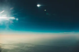 飞机，飞行，天空，空中，视野，云，黑暗，夜晚