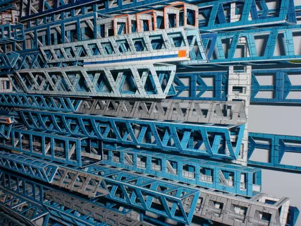 暴露，艺术，现代，创意，几何，当代艺术，现代艺术，蓝色