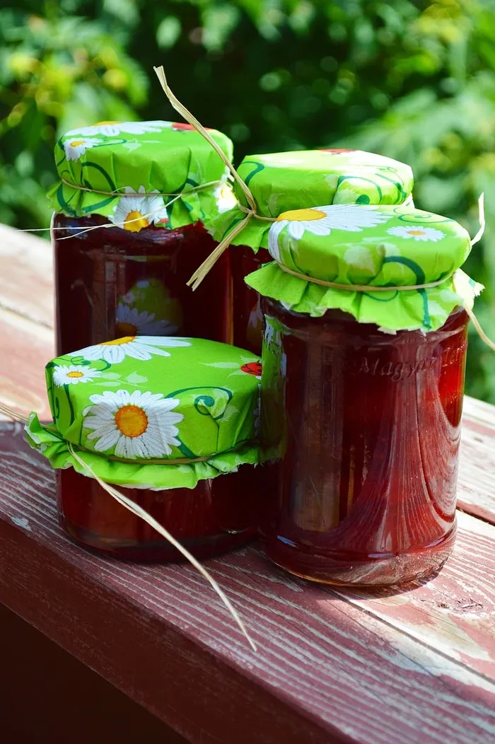 草莓、盆栽、eperlekvár、自制、食品、糖果、家庭主妇、厨房