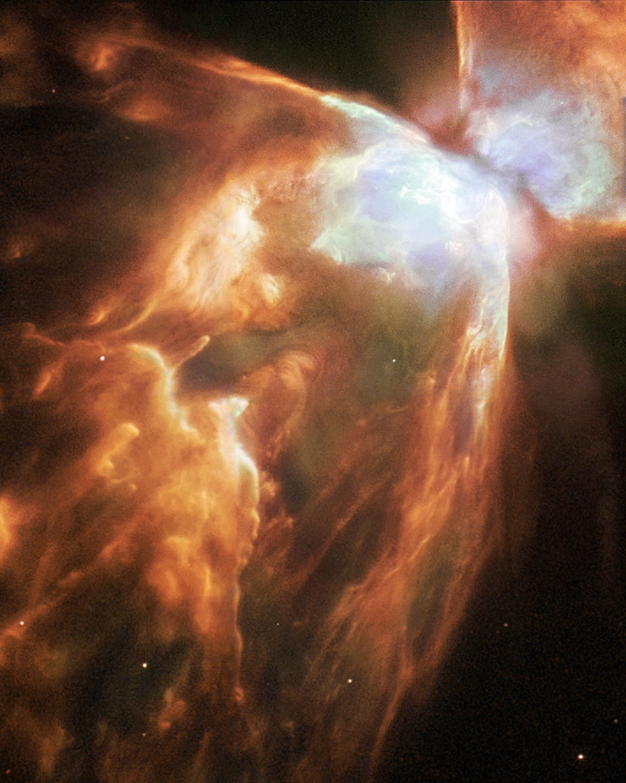 星云，行星，虫子，恒星，垂死，冰雹，毯子，ngc 6302