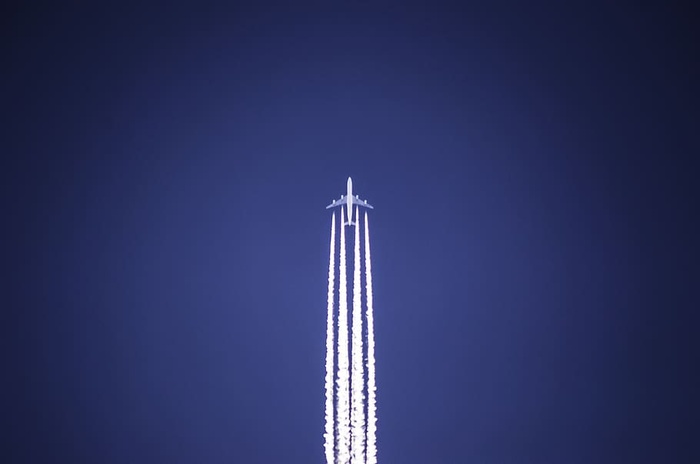 飞机，天空，飞行，飞行，机票，蓝色，线条，飞行