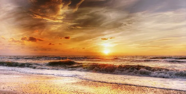 摄影、海浪、金色、小时、丹麦、太阳、自然、风景 摄影、海浪、金色、小时、丹麦、太阳、自然、风景