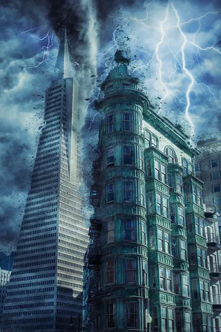 风暴、破坏、灾难、天气、自然、损坏、坠落、环境