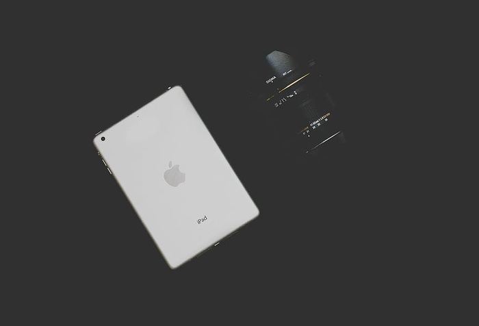 黑色、黑白、商业、计算机、电子、设备、ipad、镜头