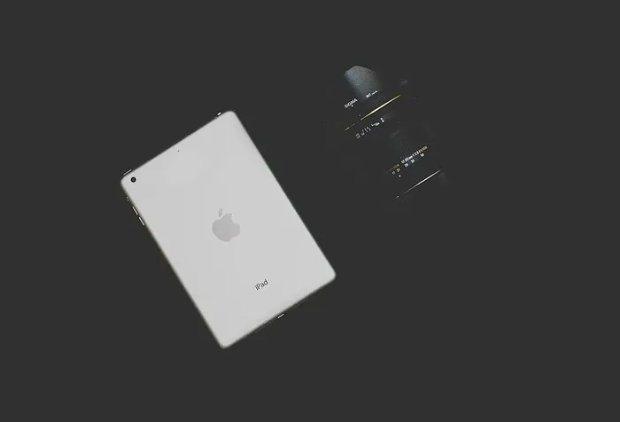 黑色、黑白、商业、计算机、电子、设备、ipad、镜头