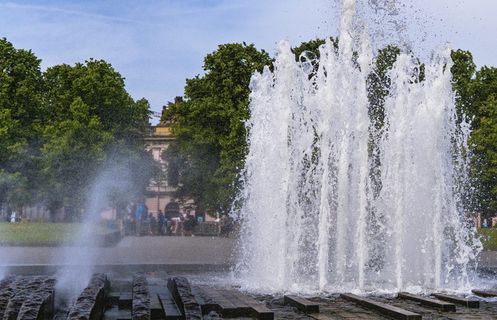 水滴、滴水、湿的、液体、水、hochspringender高水滴、水花、水景