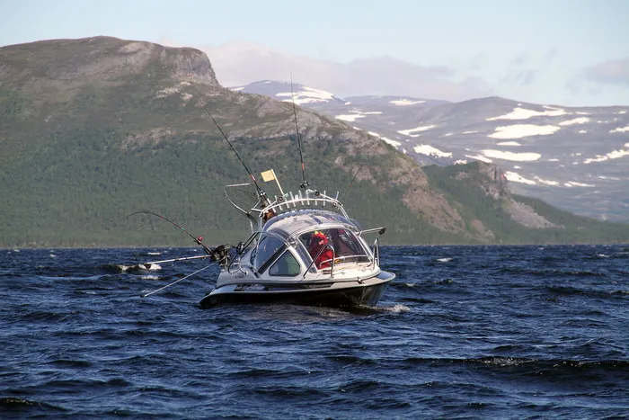 水、湖、雪、山、自然、风景、旅游、钓鱼