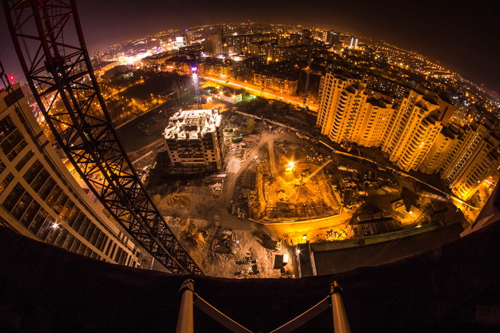 沃罗涅日, 夜晚的城市, 建设, 体系结构, 夜, 城市, 建筑结构, 照明