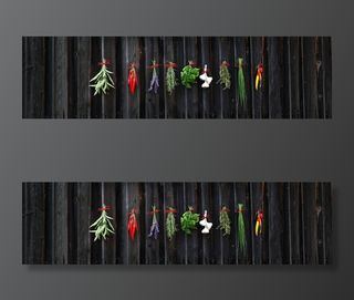 香料、香草、罗勒、韭菜、新鲜、健康、木材、食品