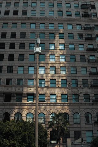 洛杉矶，市中心，美国，窗户，新，建筑，房子，加利福尼亚