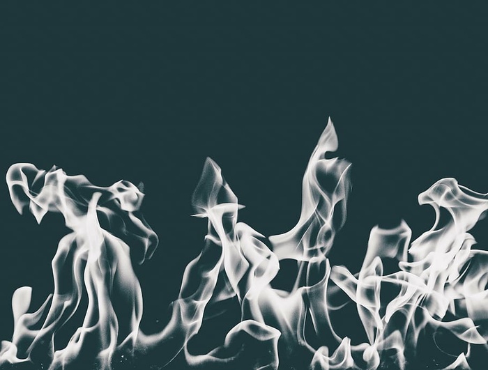 黑白、黑暗、火焰、背景、插图、抽象、工作室快照、黑色背景