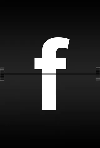 facebook徽标、字母、abc、字母表、日记字体、机场、记分牌、广告