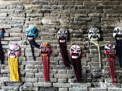 中国，银川，工艺美术，创意，表现，墙壁，人类表现，墙壁建筑特色