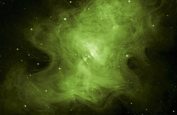 摄影，绿色，烟雾，蟹状星云，宇宙，太空，m1，ngc 1952
