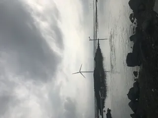 云-天空，天空，轮廓，自然之美，自然，燃料和发电，可再生能源，风力涡轮机