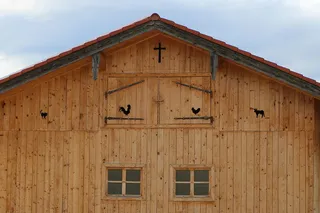 家，山墙，屋顶，建筑，第一，屋脊，木山墙，占据