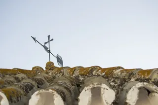 Veleta，屋顶，风，天空，风向，风向标，建筑，建筑和建筑物