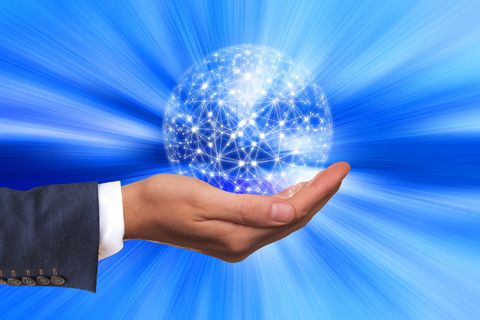 系统、网络、数字化、技术、数字、通信、全球、手动