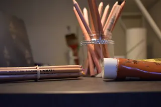 澳大利亚，queanbeyan，油漆，铅笔，颜色，艺术用品，艺术，特写