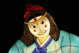 艺术、色彩、传统、节日、等距文章、一人、正面视图、工作室拍摄