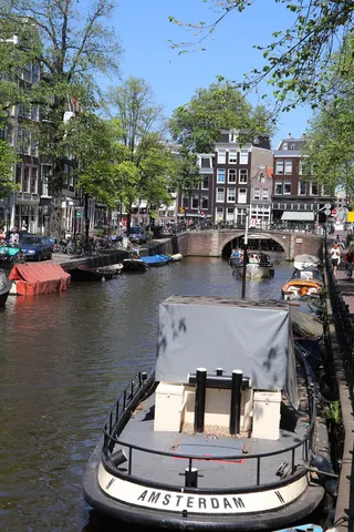 水体，城市，旅游，河流，运河，运河，阿姆斯特丹，荷兰