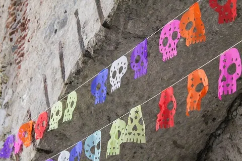 墨西哥，科尔多瓦，头骨，装饰，迪亚·德·穆尔托斯，迪亚·德·洛斯·穆尔托斯，死亡日，科尔多瓦