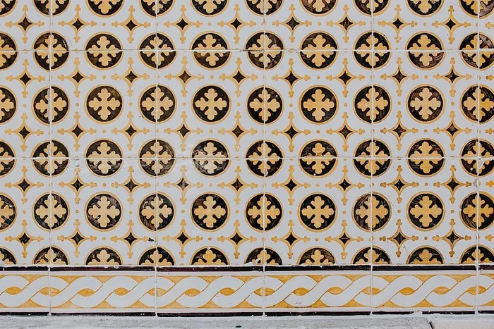 葡萄牙Azulejos，典型釉面瓷砖，葡萄牙里斯本