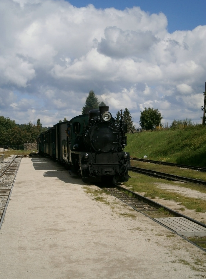 机车，蒸汽机车，轻轨，捷克*，jindřichův hradec，蒸汽，烟雾，火车