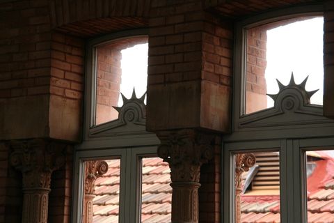 窗户，马德里，装饰，西班牙，房屋，建筑，建筑，立面