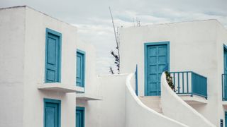 建筑，纯粹，单调，建筑，建筑结构，建筑外观，窗户，白色