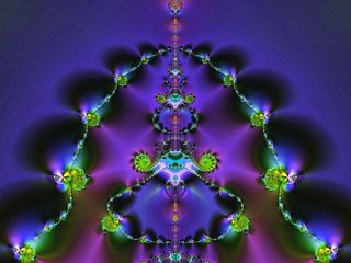 基于分形的抽象对称背景图案