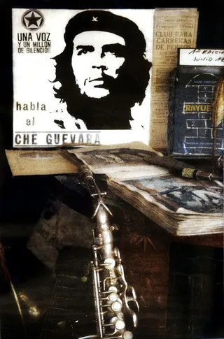 灰色长笛，静物，切·格瓦拉，音乐，乐器，书籍，古老，遗产