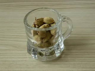 玻璃，豆蔻，香料，自然，当然，配料，烘焙，餐桌