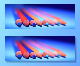 选择性、聚焦摄影、内联、彩色、铅笔、颜色、艺术、材料