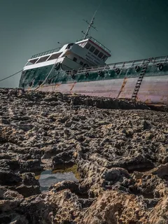 搁浅，共同海损，船舶泄漏，弗拉希夫，海岸，不幸，马耳他，赫菲斯托斯