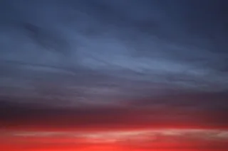 黄金时段多云的天空