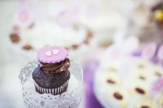 糖果，脚，糖果，粉色，紫色，纸杯蛋糕，食物，糖