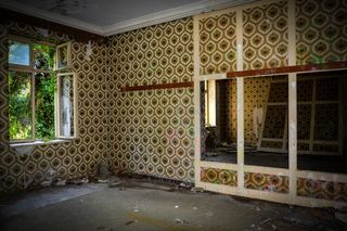 kupari, 杜布罗夫尼克, 大酒店, 克罗地亚, 战争, 被毁, 弃, 架构