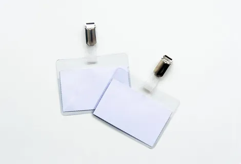 姓名标签、持卡人、塑料、办公室、未填充、纸张、设计、空白